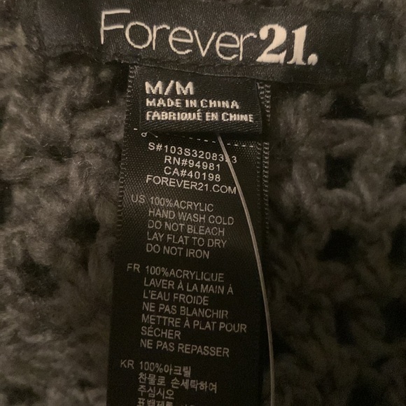 FOREVER 21 NEW Fly Away Crochet Cardigan - Picture 8 of 8